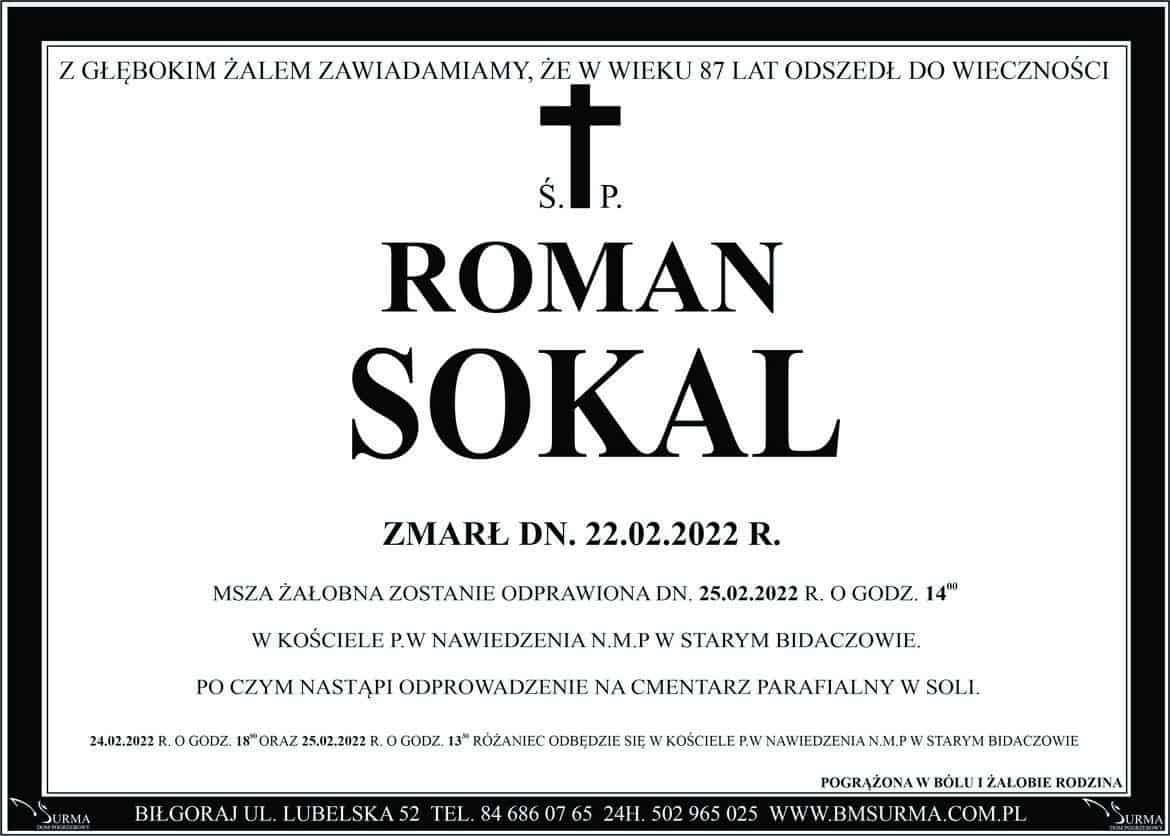 Ś.P. ROMAN SOKAL